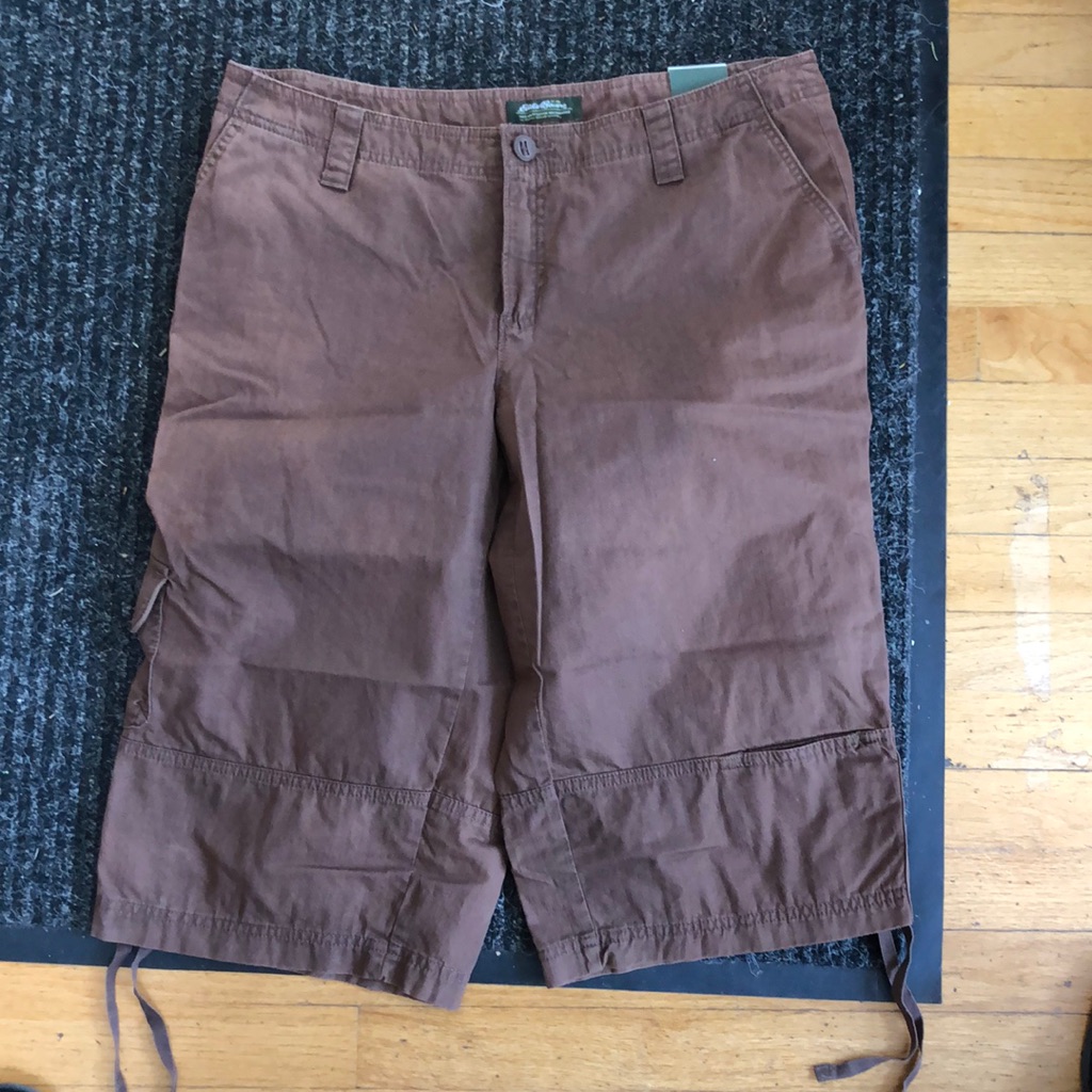 Brown Eddie Bauer Capris Brand New